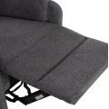ΠΟΛΥΘΡΟΝΑ RELAX ΜΕ ΗΛΕΚΤΡΙΚΗ ΑΝΑΚΛΙΣΗ SYNTHIA HM3309.03 ΓΚΡΙ ΥΦΑΣΜΑ 75x86x100Yεκ