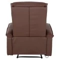 ΠΟΛΥΘΡΟΝΑ RELAX ΜΕ ΜΗΧΑΝΙΣΜΟ MASSAGE ROCCA HM0026.03 PU ΚΑΦΕ ΣΚΟΥΡΟ 80x96x97 εκ.