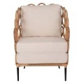ΠΟΛΥΘΡΟΝΑ RINGER HM9341 ΑΠΟ RATTAN-ΜΕΤΑΛΛΟ ΦΥΣΙΚΟ ΧΡΩΜΑ 65x69x86Y εκ.