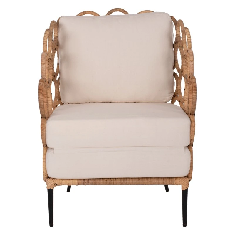 ΠΟΛΥΘΡΟΝΑ RINGER HM9341 ΑΠΟ RATTAN-ΜΕΤΑΛΛΟ ΦΥΣΙΚΟ ΧΡΩΜΑ 65x69x86Y εκ.
