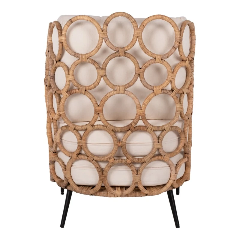 ΠΟΛΥΘΡΟΝΑ RINGER HM9341 ΑΠΟ RATTAN-ΜΕΤΑΛΛΟ ΦΥΣΙΚΟ ΧΡΩΜΑ 65x69x86Y εκ.