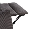 ΠΟΛΥΘΡΟΝΑ ΘΗΛΑΣΜΟΥ/RELAX VELMORA HM3300.01 ΓΚΡΙ ΚΟΤΛΕ ΥΦΑΣΜΑ 100x90x100Υεκ