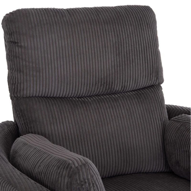 ΠΟΛΥΘΡΟΝΑ ΘΗΛΑΣΜΟΥ/RELAX VELMORA HM3300.01 ΓΚΡΙ ΚΟΤΛΕ ΥΦΑΣΜΑ 100x90x100Υεκ