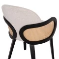 ΠΟΛΥΘΡΟΝΑ ΤΡΑΠΕΖΑΡΙΑΣ BECKER HM18246.02 PLYWOOD ΜΑΥΡΟ--ΕΚΡΟΥ ΥΦΑΣΜΑ 54x62x79Υεκ.