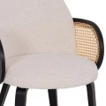ΠΟΛΥΘΡΟΝΑ ΤΡΑΠΕΖΑΡΙΑΣ BECKER HM18246.02 PLYWOOD ΜΑΥΡΟ--ΕΚΡΟΥ ΥΦΑΣΜΑ 54x62x79Υεκ.