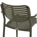 ΠΟΛΥΘΡΟΝΑ ΤΡΑΠΕΖΑΡΙΑΣ HILLIARD HM6644.07 ΑΛΟΥΜΙΝΙΟ ΣΕ OLIVE GREEN 58x52x78Υεκ