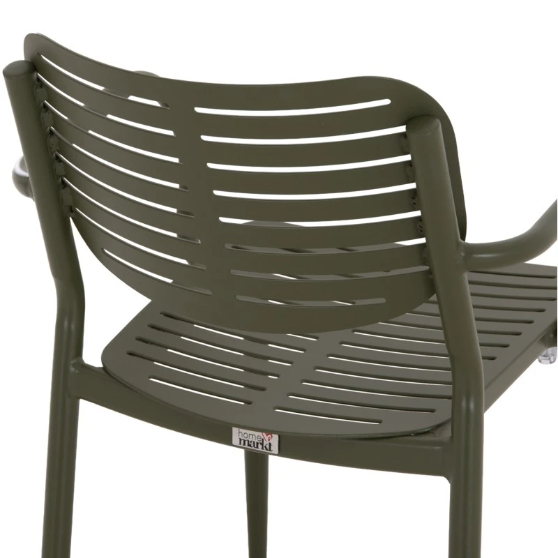 ΠΟΛΥΘΡΟΝΑ ΤΡΑΠΕΖΑΡΙΑΣ HILLIARD HM6644.07 ΑΛΟΥΜΙΝΙΟ ΣΕ OLIVE GREEN 58x52x78Υεκ