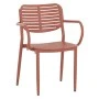 ΠΟΛΥΘΡΟΝΑ ΤΡΑΠΕΖΑΡΙΑΣ HILLIARD HM6644.08 ΑΛΟΥΜΙΝΙΟ ΣΕ TERRACOTTA 58x52x78Υεκ