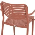 ΠΟΛΥΘΡΟΝΑ ΤΡΑΠΕΖΑΡΙΑΣ HILLIARD HM6644.08 ΑΛΟΥΜΙΝΙΟ ΣΕ TERRACOTTA 58x52x78Υεκ