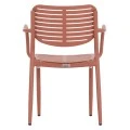ΠΟΛΥΘΡΟΝΑ ΤΡΑΠΕΖΑΡΙΑΣ HILLIARD HM6644.08 ΑΛΟΥΜΙΝΙΟ ΣΕ TERRACOTTA 58x52x78Υεκ