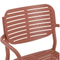 ΠΟΛΥΘΡΟΝΑ ΤΡΑΠΕΖΑΡΙΑΣ HILLIARD HM6644.08 ΑΛΟΥΜΙΝΙΟ ΣΕ TERRACOTTA 58x52x78Υεκ