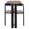 ΠΟΛΥΘΡΟΝΑ ΤΡΑΠΕΖΑΡΙΑΣ KALL HM18247.02 ΚΑΦΕ ΥΦΑΣΜΑ--PLYWOOD ΣΕ ΜΑΥΡΟ 56x45x73Υεκ
