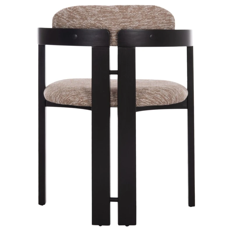 ΠΟΛΥΘΡΟΝΑ ΤΡΑΠΕΖΑΡΙΑΣ KALL HM18247.02 ΚΑΦΕ ΥΦΑΣΜΑ--PLYWOOD ΣΕ ΜΑΥΡΟ 56x45x73Υεκ