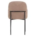 ΠΟΛΥΘΡΟΝΑ ΤΡΑΠΕΖΑΡΙΑΣ MANIDO HM18429.03 TAUPE ΥΦΑΣΜΑ-ΜΕΤΑΛ.ΜΑΥΡΑ ΠΟΔΙΑ 54x61x87Υεκ