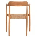 ΠΟΛΥΘΡΟΝΑ ΤΡΑΠΕΖΑΡΙΑΣ ROBBY HM18350 ΞΥΛΟ TEAK & ΣΧΟΙΝΙ VIRO ΦΥΣΙΚΟ 55x50x71Υεκ.
