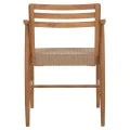 ΠΟΛΥΘΡΟΝΑ ΤΡΑΠΕΖΑΡΙΑΣ ROBIN HM18351 ΞΥΛΟ TEAK & ΣΧΟΙΝΙ VIRO ΦΥΣΙΚΟ 53,5x60x78Υεκ