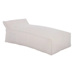 ΠΟΥΦ ΞΑΠΛΩΣΤΡΑ WADELIN HM5774.11 ΜΕ TEXTILENE ΛΕΥΚΟ 190x80x40-60Υ εκ.