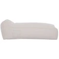ΠΟΥΦ ΞΑΠΛΩΣΤΡΑ WADELIN HM5774.11 ΜΕ TEXTILINE ΛΕΥΚΟ 190x80x40-60Υ εκ.
