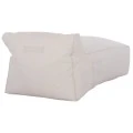 ΠΟΥΦ ΞΑΠΛΩΣΤΡΑ WADELIN HM5774.11 ΜΕ TEXTILINE ΛΕΥΚΟ 190x80x40-60Υ εκ.