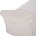 ΠΟΥΦ ΞΑΠΛΩΣΤΡΑ WADELIN HM5774.11 ΜΕ TEXTILINE ΛΕΥΚΟ 190x80x40-60Υ εκ.
