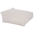 ΠΟΥΦ YAMIN 2ΑΤΟΜΩΝ ΜΕ TEXTILENE 600gr/m2 2X1 ΛΕΥΚΟ HM5773.11 140x140x40-60Υεκ.