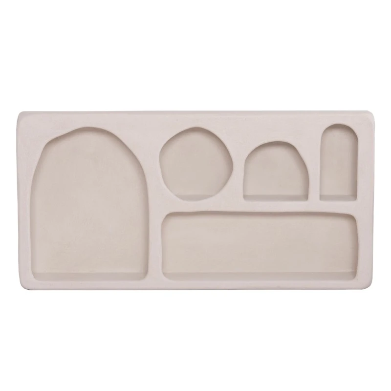 ΡΑΦΙ ΤΟΙΧΟΥ ΣΕΙΡΑ SANTORINI HM18063.01 MDF ΣΕ ΥΠΟΛΕΥΚΟ 120x18x60Υεκ.