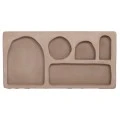 ΡΑΦΙ ΤΟΙΧΟΥ ΣΕΙΡΑ SANTORINI HM18063.02 MDF ΣΕ ΚΑΦΕ 120x18x60Υεκ.