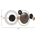 ΡΟΛΟΙ ΤΟΙΧΟΥ ΜΕΤΑΛΛΙΚΟ HM4198 ΓΚΡΙ ΜΕ ΜΑΥΡΟΥΣ ΔΕΙΚΤΕΣ & ΧΡΥΣΟΥΣ ΑΡΙΘΜΟΥΣ 117x49Υεκ