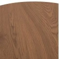 ΤΡΑΠΕΖΙΑ ΣΑΛΟΝΙΟΥ JENNEL(X) HM18308.01 ΜΕΤΑΛΛΟ ΛΕΥΚΟ--MDF ΣΕ ΦΥΣΙΚΟ Φ50εκ & Φ70εκ
