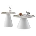 ΤΡΑΠΕΖΙΑ ΣΑΛΟΝΙΟΥ RIDGE(X) HM18307.01 SINTERED STONE TOPS--ΒΑΣΕΙΣ ΛΕΥΚΕΣ Φ50 & Φ70