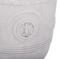 ΣΕΤ 3ΤΜΧ ΓΛΑΣΤΡΕΣ ΜΕ ΑΝΑΓΛΥΦΟ GARDENER HM4729 FIBERCLAY-ΣΕ ΥΠΟΛΕΥΚΟ Φ58x72.5Υεκ