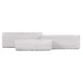 ΣΕΤ 3ΤΜΧ ΓΛΑΣΤΡΕΣ ΟΡΘΟΓΩΝΙΕΣ GARDENER HM4723 FIBERCLAY ΓΚΡΙ CEMENT 81x30x30Υεκ.