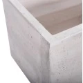 ΣΕΤ 3ΤΜΧ ΓΛΑΣΤΡΕΣ ΟΡΘΟΓΩΝΙΕΣ GARDENER HM4723 FIBERCLAY ΓΚΡΙ CEMENT 81x30x30Υεκ.