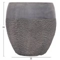 ΣΕΤ 3ΤΜΧ ΓΛΑΣΤΡΕΣ ΣΕΙΡΑ GARDENER HM4725 FIBERCLAY-ΣΕ ΣΚΟΥΡΟ CEMENT ΧΡΩΜΑ Φ55x54Υεκ