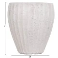 ΣΕΤ 3ΤΜΧ ΓΛΑΣΤΡΕΣ ΣΤΡΟΓΓΥΛΕΣ ΣΕΙΡΑ GARDENER HM4728 FIBERCLAY-ΧΡΩΜΑ CEMENT Φ48x56Υεκ