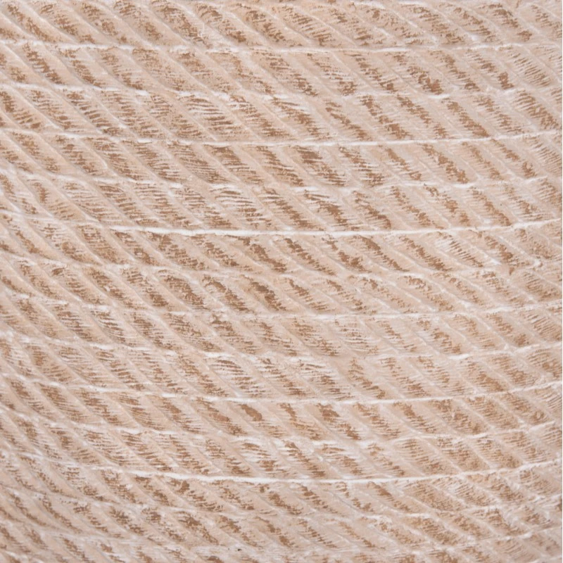 ΣΕΤ 4ΤΜΧ ΓΛΑΣΤΡΕΣ ΣΤΡΟΓΓΥΛΕΣ GARDENER HM4722 FIBERCLAY--IVORY CEMENT Φ54x54Υεκ