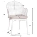 ΣΕΤ LOUNGE 3TMX ΕΞ.ΧΩΡΟΥ OREGO HM21106.02 ΑΛΟΥΜΙΝΙΟ ΣΕ ΛΕΥΚΟ