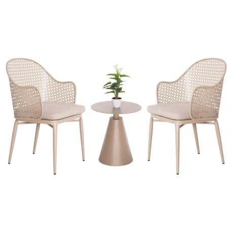ΣΕΤ LOUNGE 3TMX ΕΞ.ΧΩΡΟΥ OREGO HM21106.03 ΑΛΟΥΜΙΝΙΟ ΣΕ ΚΑΠΟΥΤΣΙΝΟ