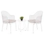 ΣΕΤ LOUNGE 3TMX ΕΞ.ΧΩΡΟΥ OREGO HM21107.02 ΑΛΟΥΜΙΝΙΟ & ΜΕΤΑΛΛΟ ΣΕ ΛΕΥΚΟ