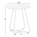 ΣΕΤ LOUNGE 3TMX ΕΞ.ΧΩΡΟΥ PONY HM21193.02 ΜΕΤΑΛΛΟ ΚΑΙ ΣΥΝΘ.RATTAN ΣΕ ΛΕΥΚΟ-ΜΑΥΡΟ