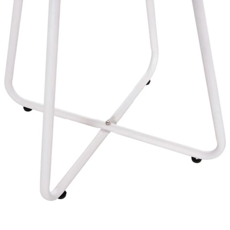 ΣΕΤ LOUNGE 3TMX ΕΞ.ΧΩΡΟΥ PONY HM21193.02 ΜΕΤΑΛΛΟ ΚΑΙ ΣΥΝΘ.RATTAN ΣΕ ΛΕΥΚΟ-ΜΑΥΡΟ