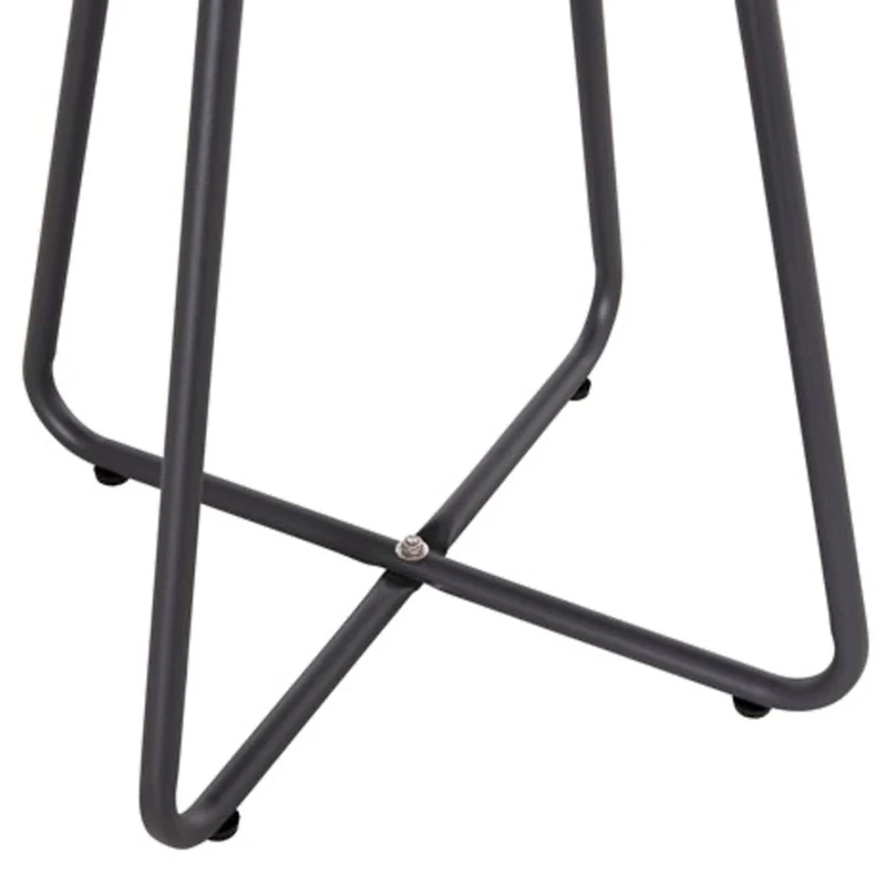 ΣΕΤ LOUNGE 3TMX ΕΞ.ΧΩΡΟΥ PONY HM21193 ΜΕΤΑΛΛΟ ΣΕ ΓΚΡΙ--ΣΥΝΘ.RATTAN ΣΕ ΛΕΥΚΟ-ΜΑΥΡΟ