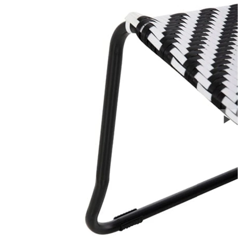 ΣΕΤ LOUNGE 3TMX ΕΞ.ΧΩΡΟΥ PONY HM21193 ΜΕΤΑΛΛΟ ΣΕ ΓΚΡΙ--ΣΥΝΘ.RATTAN ΣΕ ΛΕΥΚΟ-ΜΑΥΡΟ