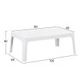 ΣΕΤ LOUNGE 4ΤΜΧ SLEEK HM21275.01 ΛΕΥΚΟ ΠΟΛΥΠΡΟΠΥΛΕΝΙΟ