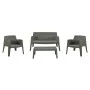 ΣΕΤ LOUNGE 4ΤΜΧ SLEEK HM21275.05 DARK OLIVE GREEN ΠΟΛΥΠΡΟΠΥΛΕΝΙΟ