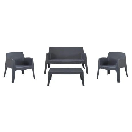 ΣΕΤ LOUNGE 4ΤΜΧ SLEEK HM21275.10 ΓΚΡΙ ΠΟΛΥΠΡΟΠΥΛΕΝΙΟ