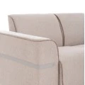 ΣΕΤ ΣΑΛΟΝΙ 2ΤΜΧ 3Θ+2Θ FERIN HM6070.12 ΕΚΡΟΥ ΥΦΑΣΜΑ ΜΕ ΜΕΤΑΛΛΙΚΑ ΠΟΔΙΑ
