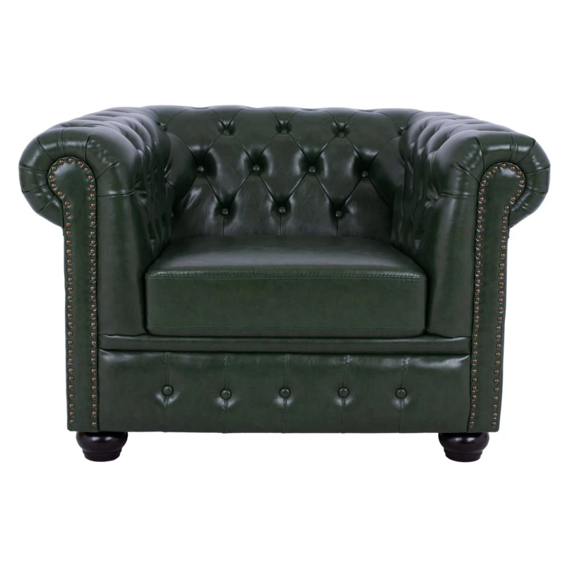 ΣΕΤ ΣΑΛΟΝΙ 3ΤΜΧ MOBAR HM10912.08 PU ΔΕΡΜΑ Τ.CHESTERFIELD ΚΥΠΑΡΙΣΣΙ
