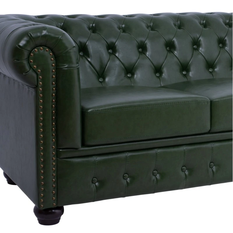 ΣΕΤ ΣΑΛΟΝΙ 3ΤΜΧ MOBAR HM10912.08 PU ΔΕΡΜΑ Τ.CHESTERFIELD ΚΥΠΑΡΙΣΣΙ