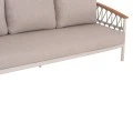 ΣΕΤ ΣΑΛΟΝΙ 5ΤΜΧ STREAM HM6426.02 ΚΡΕΜ ΑΛΟΥΜΙΝΙΟ--ΜΠΕΖ ΣΧΟΙΝΙ & OLEFIN